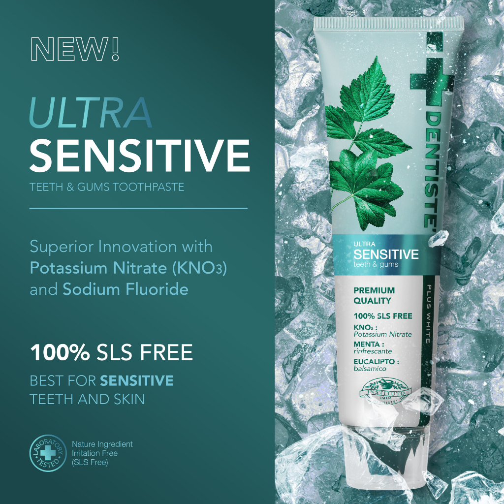 dentiste-sensitive-toothpaste-tube-100g-ยาสีฟัน-สูตรป้องกัน-และลดอาการเสียวฟัน-สมุนไพร14-ชนิด-แบบหลอด-เดนทิสเต้