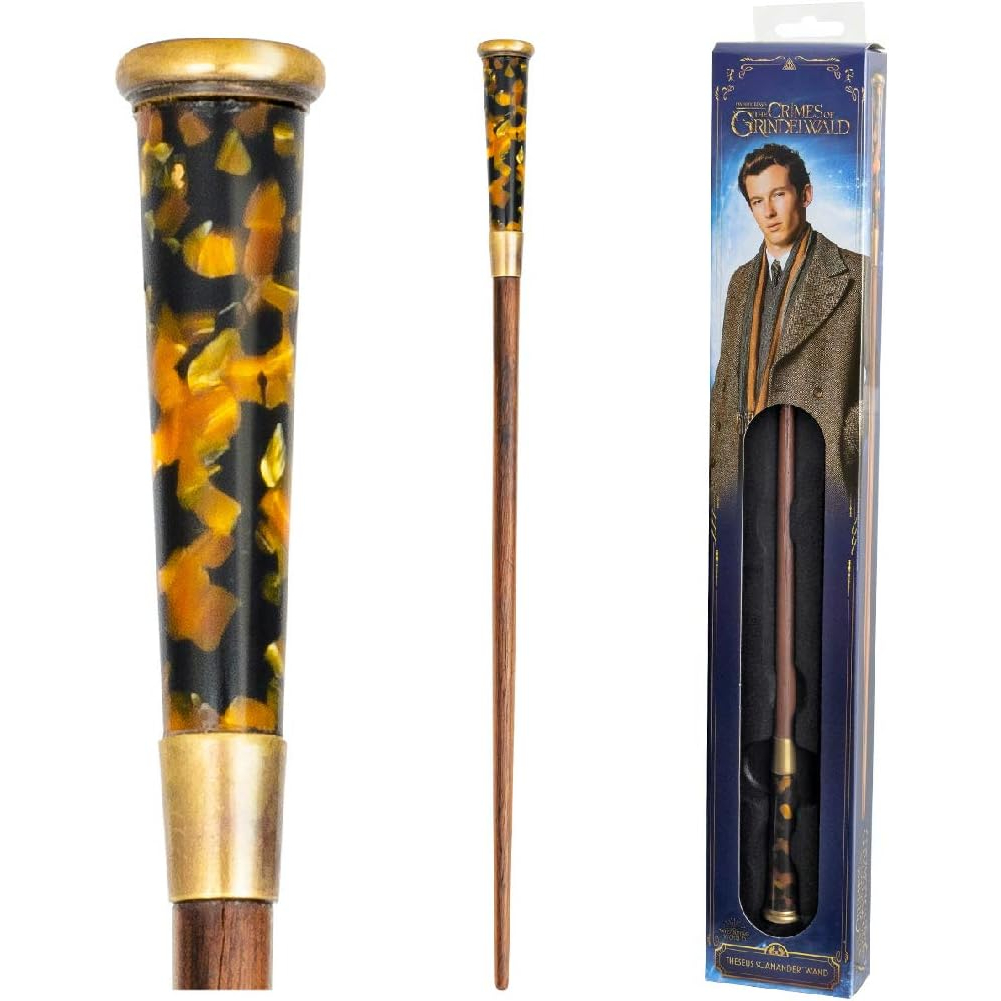 Noble Collection Fantastic Beasts Theseus Scamander Wand with Character