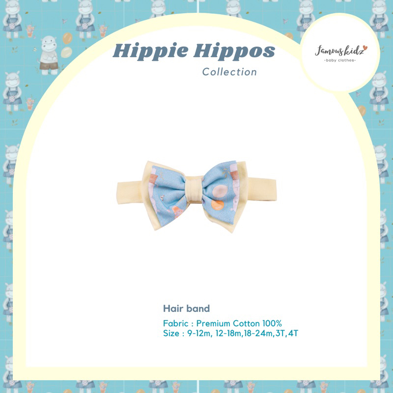 เสื้อผ้าเด็ก-hippie-hippos-collection-พร้อมส่ง