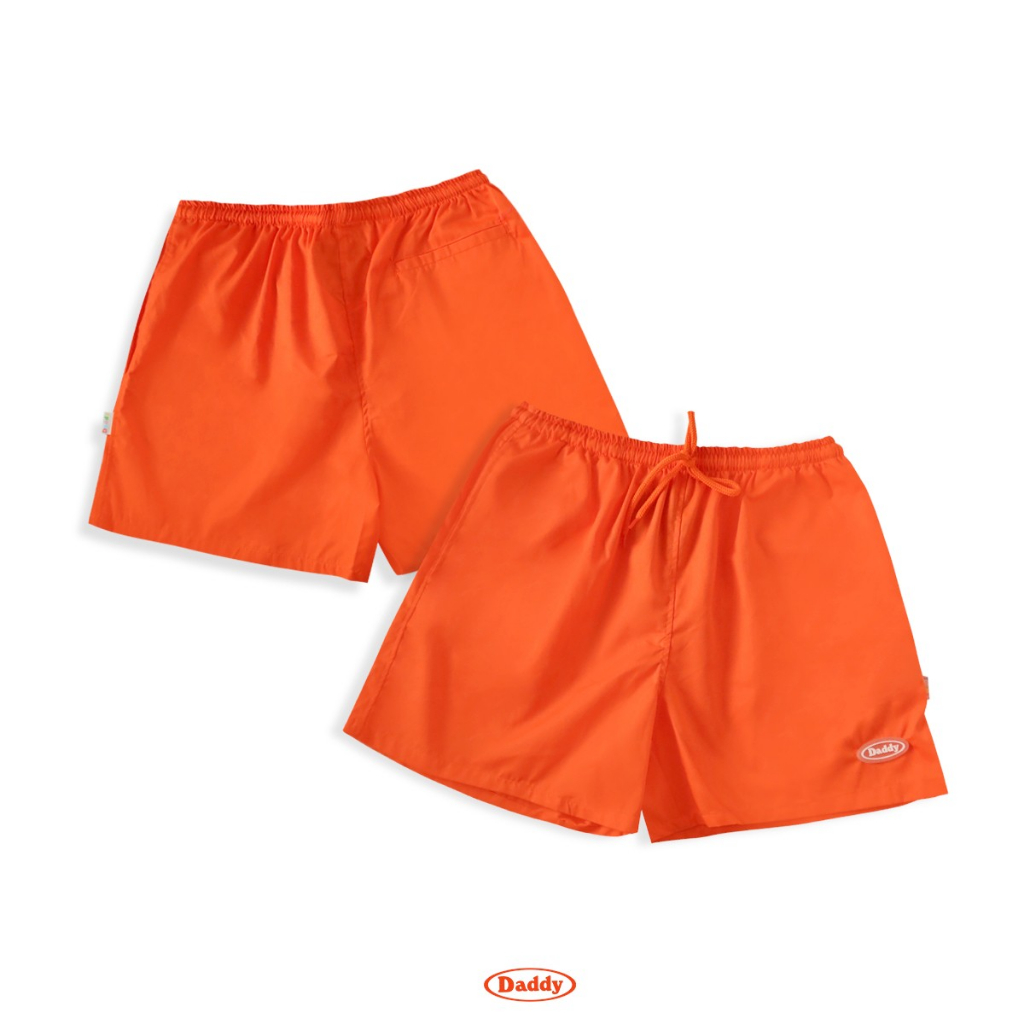 daddy-shorts-new-กางเกงขาสั้น-ผ้า้cotton-twill-สีส้ม-สีมิ้นท์-สีชมพูบานเย็น