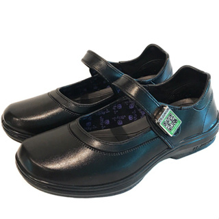 PS.JUNIOR รองเท้านักเรียนหญิง รองเท้าหนังดำ รุ่นJF4399