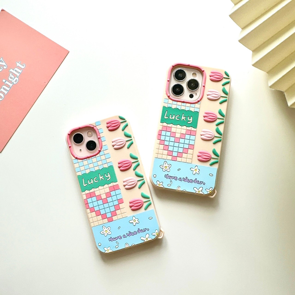 ซีรีโคลนกระถางหัวใจ-สาย-เคสซิลิโคน-เคสซิลิโคนกันกระแทก-เคสลายดอกไม้-เคสแถมสายคล้องมือ-เคสแถมสาย-เคสแถมสายคล้อง