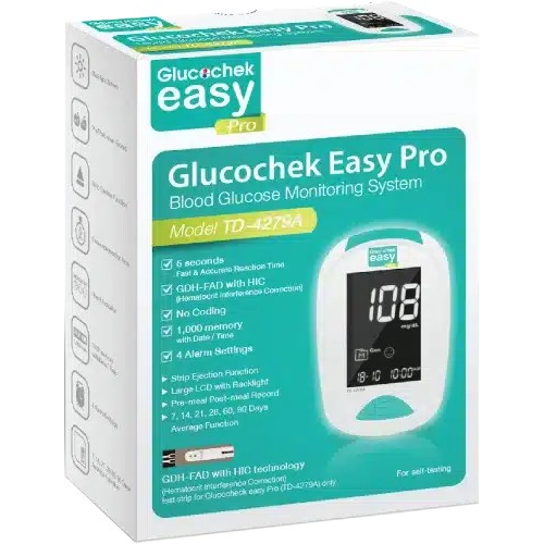 set-glucochek-easy-pro-td-4279a-ชุดเครื่องตรวจระดับน้ำตาลในเลือด
