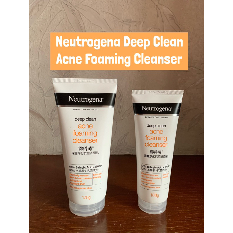 ส่งด่วนทุกวัน-neutrogena-deep-clean-acne-foaming-cleanser-นูโทรจีนา-โฟมล้างหน้า-ดีพคลีน-แอคเน่