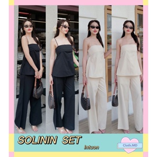 Intuon เซตลินินเสื้อ+กางเกง ♥️  Solinin set  ♥️