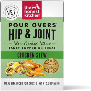 อาหารเปียกสุนัข The Honest Kitchen สูตร Pour Overs Hip &amp; Joint Chicken Stew ขนาด 155.9 g