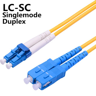 สายแพทคอร์ด Fiber Optic SC-LC Single Mode Duplex High quality Fiber Optic Patch Cord FTTH for Network LC/PC-SC/PC