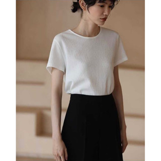 Coco Blouse เสื้อยืดขาว (พร้อมส่ง)