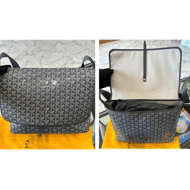 แบรนด์ใหม่-100-ของแท้-goyard-capetien-กระเป๋าสะพายไหล่ข้างหนึ่ง