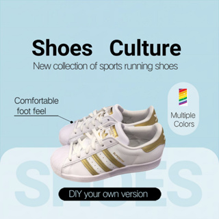 Adidas originals Superstar OG Sneakers อาดิดาส ของแท้100%