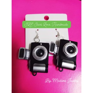 #cameraearrings  #ต่างหูกล้องถ่ายรูป มีไฟตอนกดชัตเตอร์ด้วยนะคะ