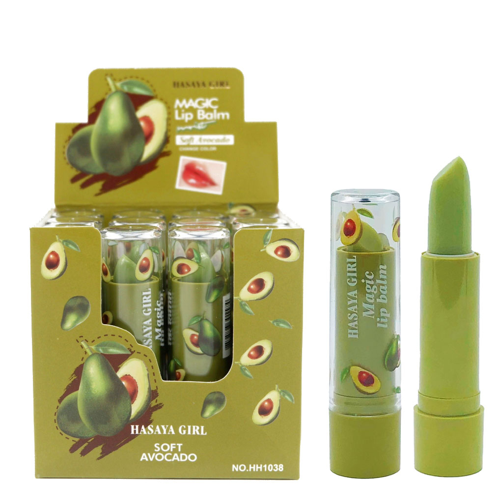 ภาพหน้าปกสินค้าลิปมัน HASAYA GIRL LIPBALM SOFT AVOCADO no.HH1038 ลิปบาล์ม เนื้อลิปเนียนสวย สีอมชมพู ลิปมันเปลี่ยนสี /แผ่นมาร์คปาก Image จากร้าน novo_mall บน Shopee