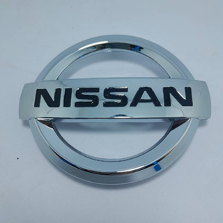 โลโก้ NISSAN ถูกและดี LOGO NISSAN ALMERA โลโก้หน้ากระจัง นิสสัน ALMERA ปี2014-2018 ขนาด14x12ซม. สินค้ามีรับประกัน