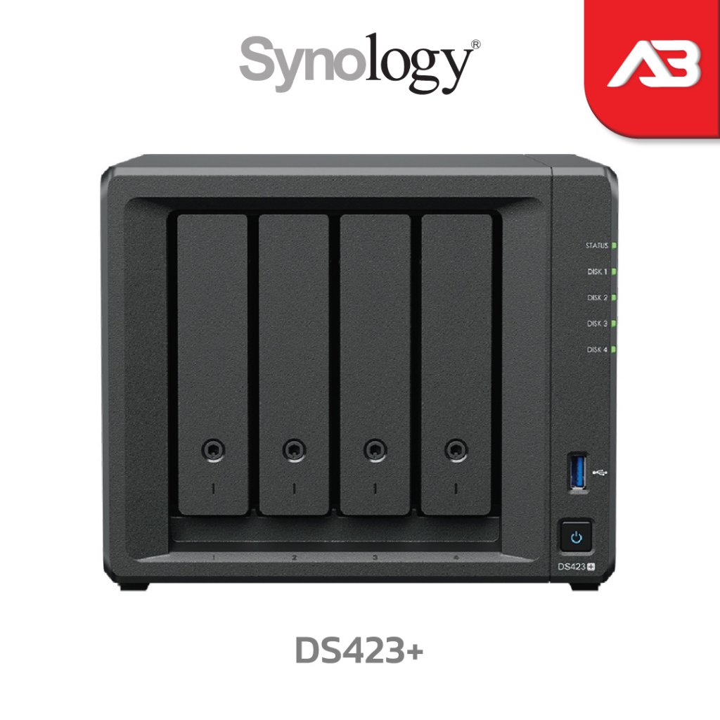 synology-nas-4-bay-diskstation-รุ่น-ds423-ไม่รวมฮาร์ดดิส