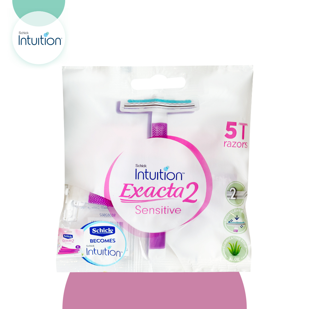 Schick Exacta 2 Sensitive แพ๊ค 5 ชิ้น (2303) | Shopee Thailand