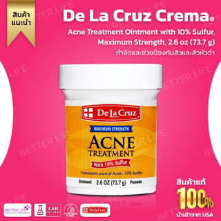 De La Cruz, 2.6 oz. (73.7 g.) Top Concentrate 10% Sulfur Acne Treatment (No.783)