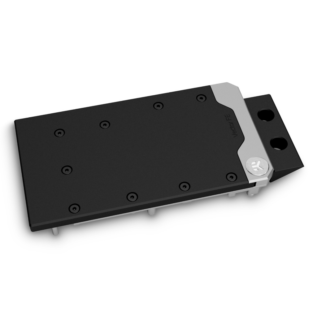 EK-QUANTUM VECTOR FE RTX 3070 BACKPLATE NERA - Piastra Posteriore In Alluminio Per Schede Video Founders Edition