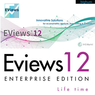 EViews 12 Enterprise Edition | windows | โปรแกรมที่ออกแบบมาสำหรับ งานทางสถิติ เศรษฐศาสตร์