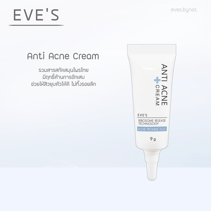 eves-anti-acne-cream-ครีมแต้มสิว-อีฟส์