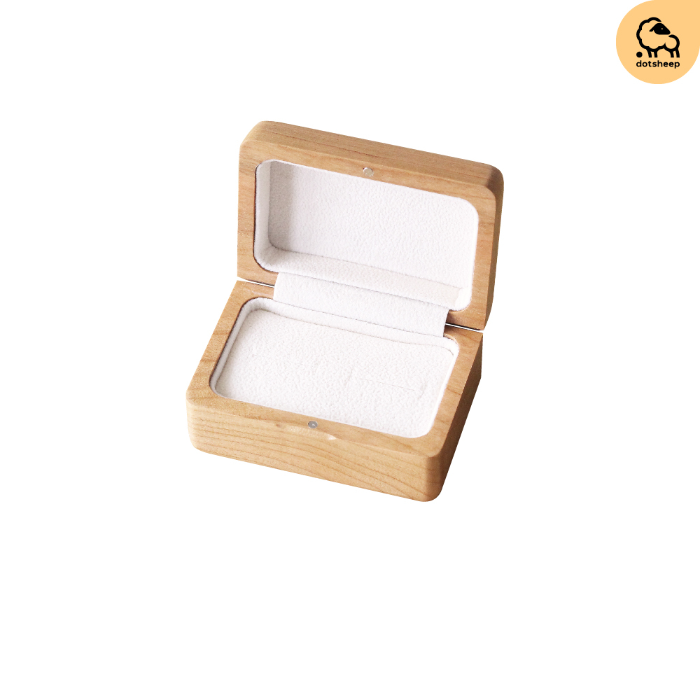 กล่องใส่แหวนแต่งงาน-แบบคู่-แบบเดี่ยว-ไม้วอลนัท-ไม้เชอรี่