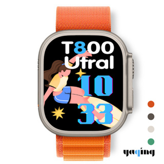 สมาร์ทวอทช์ Smart Watch T800 Ultra รองรับภาษาไทย นาฬิกาสมาร์ทวอทช์ สัมผัสได้เต็มจอ นาฬิกาsport นาฬิกากันน้ำ วัดอุณหภูมิ
