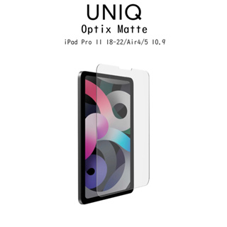 Uniq Optix matt ฟิล์มกระจกแบบด้านกันกระแทกเกรดพรีเมี่ยม ฟิล์มสำหรับ iPad Pro 11 18-22/Air4/5 10.9