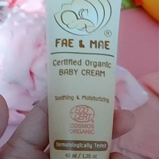 แบ่งขายครีมทาผดผื่นสำหรับเด็ก FAE & MAE CERTIFICATED ORGANIC BABY CREAM