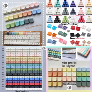 พร้อมส่งที่ไทย ของแท้ 34สี คุณภาพดี PBT คีย์แคปเปล่าสี XDA profile blank keycap ไม่พิมพ์อักษรตกแต่ง Mechanical Keyboard