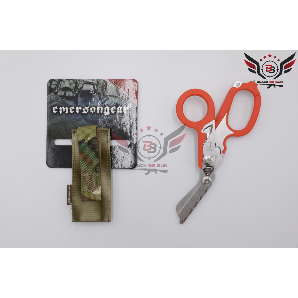 ซองใส่กรรไกรแพทย์สนาม-ยี่ห้อ-emerson-กรรไกรแพทย์สนาม-ทรง-lm-raptor-tactical-edc-scissor-pouch-paramedic-scissors