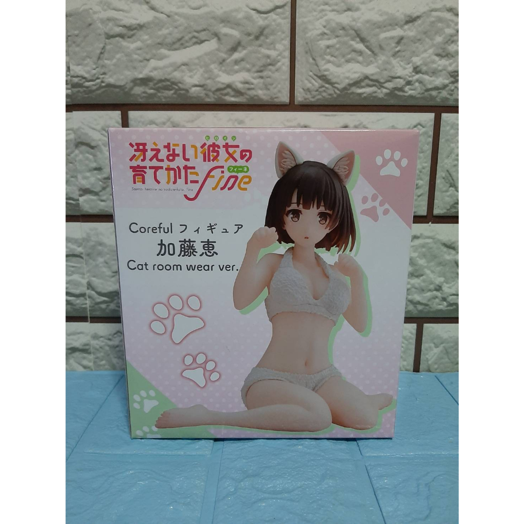 ของแท้-มือ1-saenai-heroine-no-sodatekata-fine-kato-megumi-cat-room-wear-ver-coreful-taito