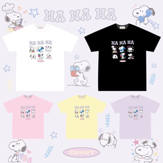 เสื้อยืด Oversize Just Snoopy สกีน Dft สีสวย ใส่สบาย