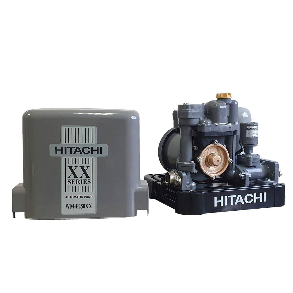 hitachi-wm-p250xx-ปั๊มอัตโนมัติแรงดันคงที่-ถังสี่เหลี่ยม-250-วัตต์-1-นิ้ว-axe-official