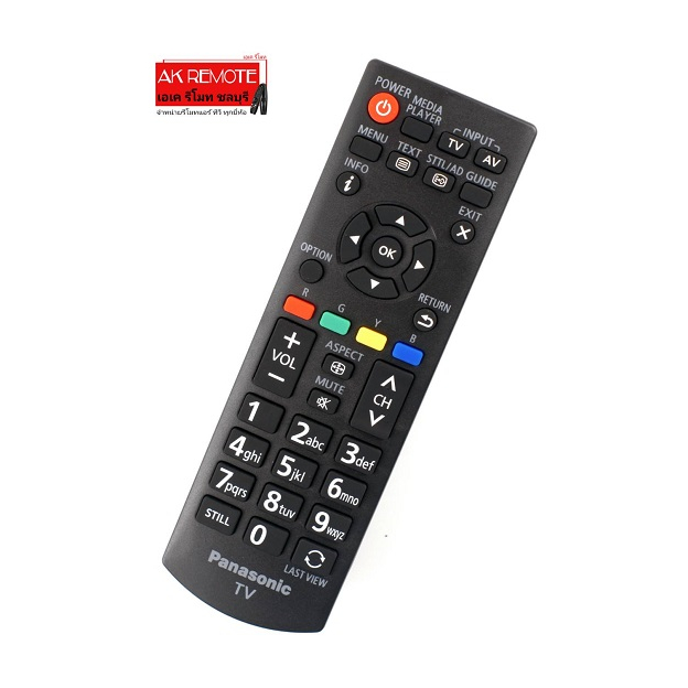 รีโมท-tv-panasonic-viera-รุ่น-n2qayb00818-ทรงเหมือนใช้ได้ทุกรุ่น