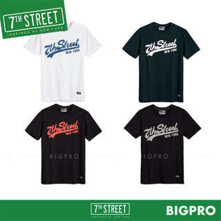 7th Street เสื้อยืด แนวสตรีท รุ่น Original (ขาว-ดำ-กรมเข้ม) RSV001,RSV002,RSG002,RSY002,RSR006 ของแท้