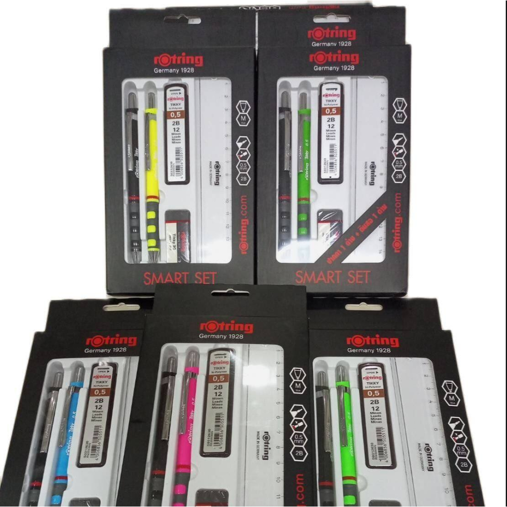 rotring-ชุดดินสอกด-ปากกา-5ชิ้น-ชุด-รุ่น-tikky-smart-set-4895151501119