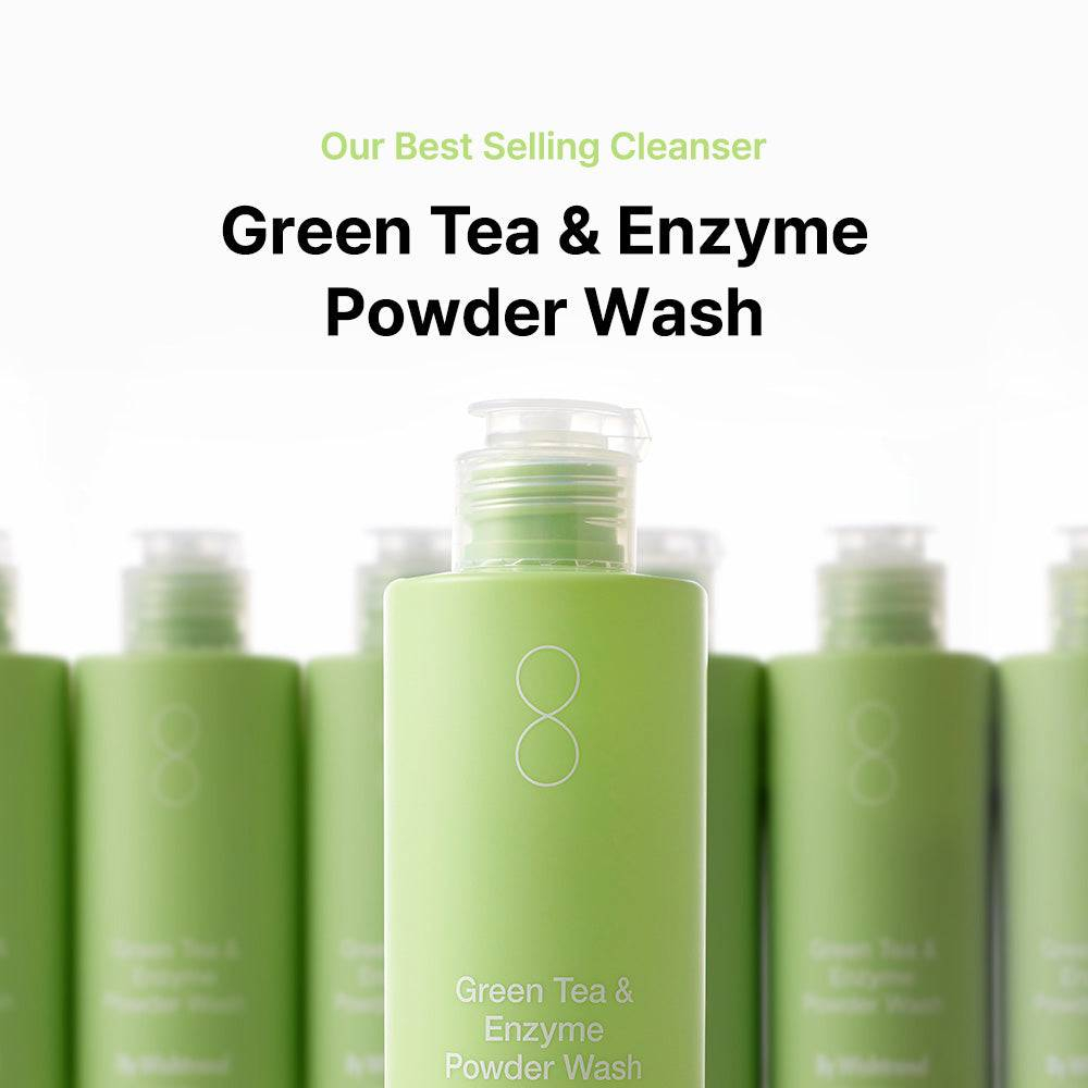 สินค้าของแท้-พร้อมส่ง100-by-wishtrend-green-tea-amp-enzyme-powder-wash-110g