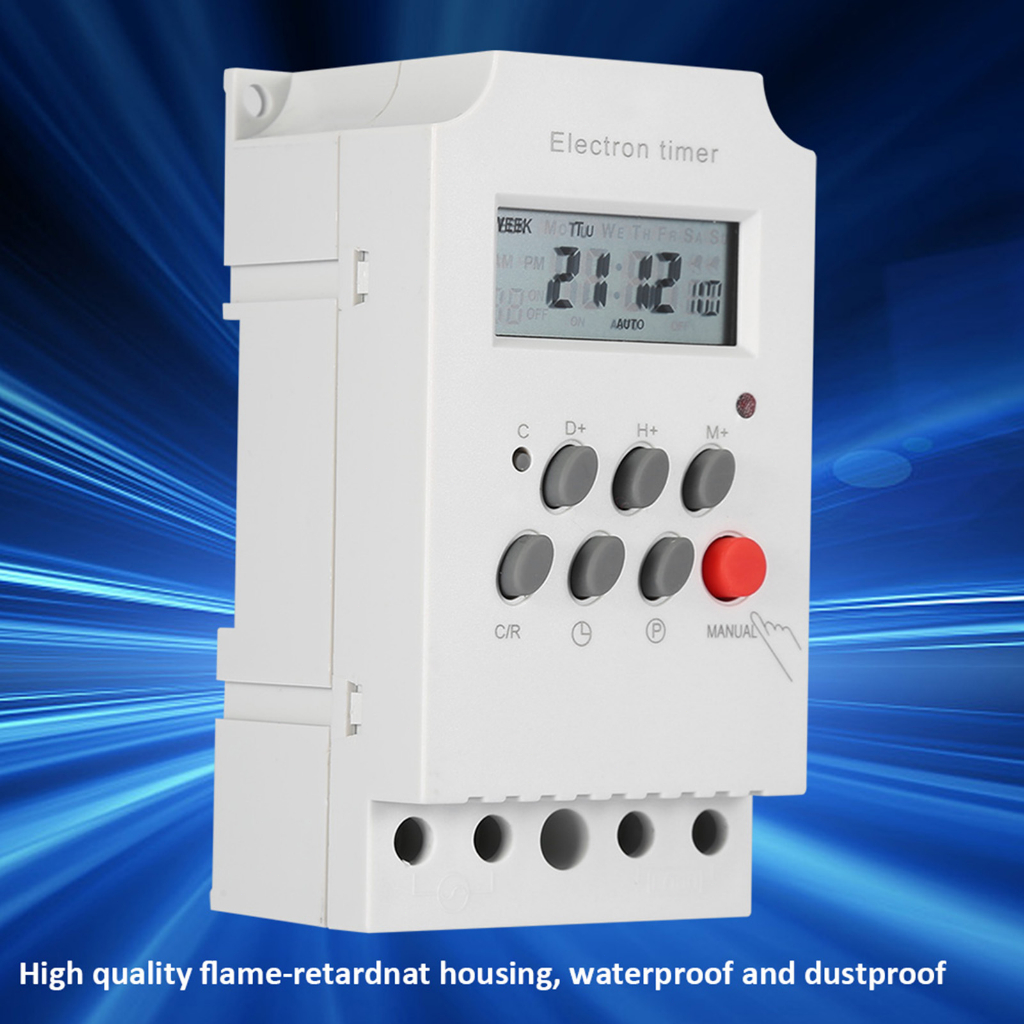 Timer ดิจิตอลตั้งเวลา KG316T -ll Timer Switch 220V 25A นาฬิกา เครื่อง ...