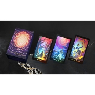 Soul Sparkle Tarot Obscura Deck ไพ่ยิปซีแท้เคลือบสีโฮโลแกรมสะท้อนแสง ไพ่ยิปซี ไพ่ทาโร่ต์ ไพ่ออราเคิล Tarot Oracle