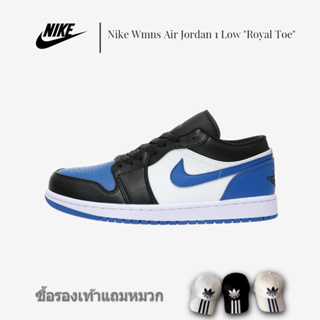 Nike Wmns Air Jordan 1 Low "Royal Toe" AJ1 Retro Culture รองเท้ากีฬาลำลอง 553558-140