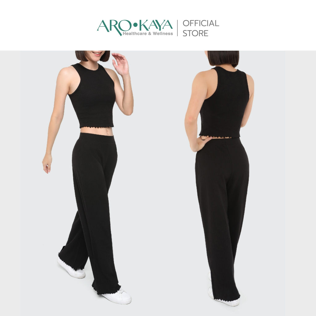 Arokaya กางเกงขายาว (Collagen Lounge Pants) รุ่น AC4201 | Shopee Thailand