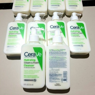 ฉลากไทย ล็อตใหม่ล่าสุด แท้100% Cerave Hydrating Cream-to-Foam/Blemish Control Cleanser 100-236 ml ล็อตใหม่ EXP 05/26