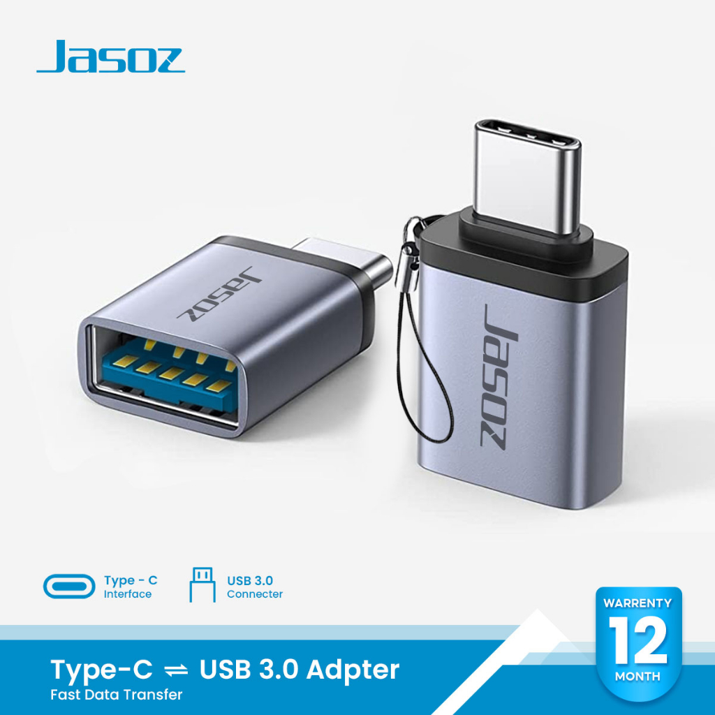 ⚡ส่งจาก กทม⚡Jasoz อะแดปเตอร์ Type-C to USB 3.0 Adapter Fast Data Transfer
