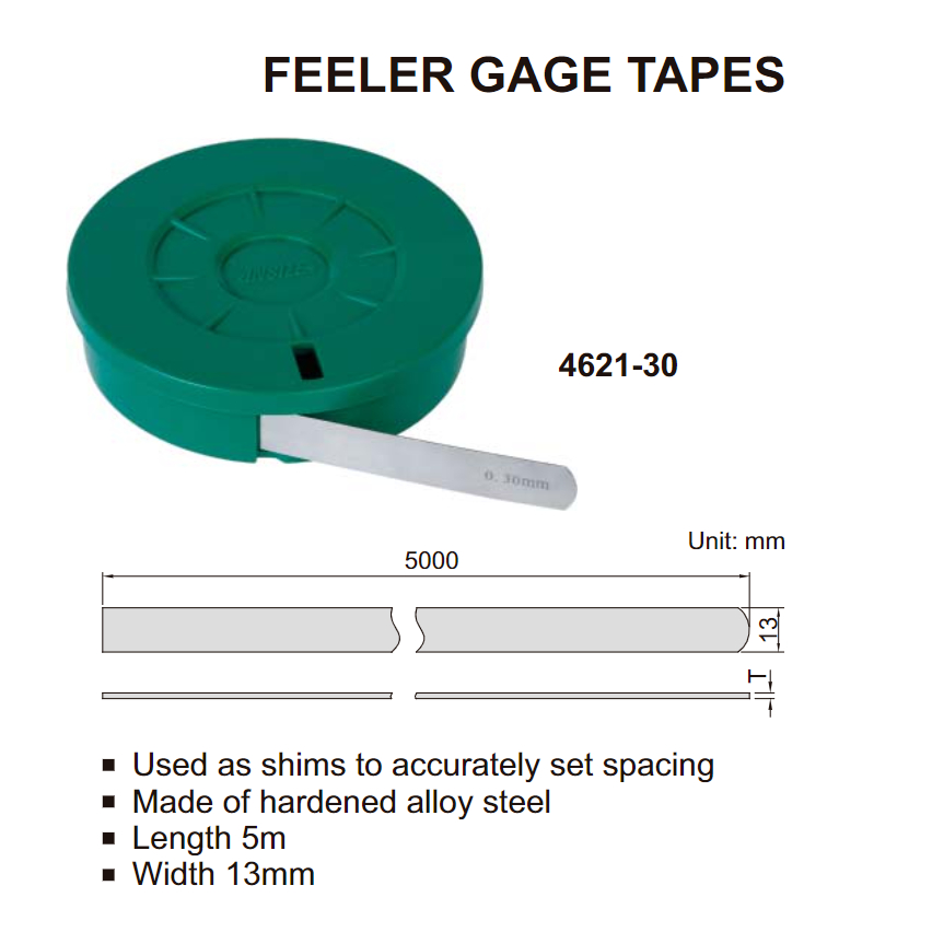 insize-ฟิลเลอร์เกจแบบม้วน-feeler-gage-tapes-รุ่น-4621-25