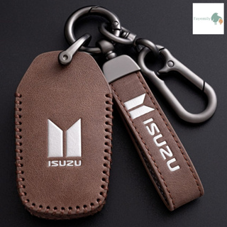 *สินค้าพร้อมส่ง* เคสกุญแจหนัง Isuzu ซองหนังกุญแจรถยนต์ ซองกุญแจรถ เคสกุญแจรีโมทรถยนต์ เคสกุญแจรถ เคสกุญแจรถยนต์ อีซูซุ