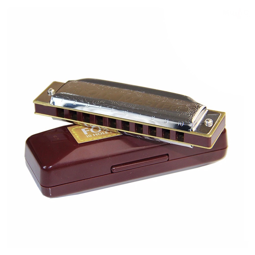 suzuki-folk-master-10-hole-diatonic-harmonica-เมาท์ออแกน-10-ช่อง