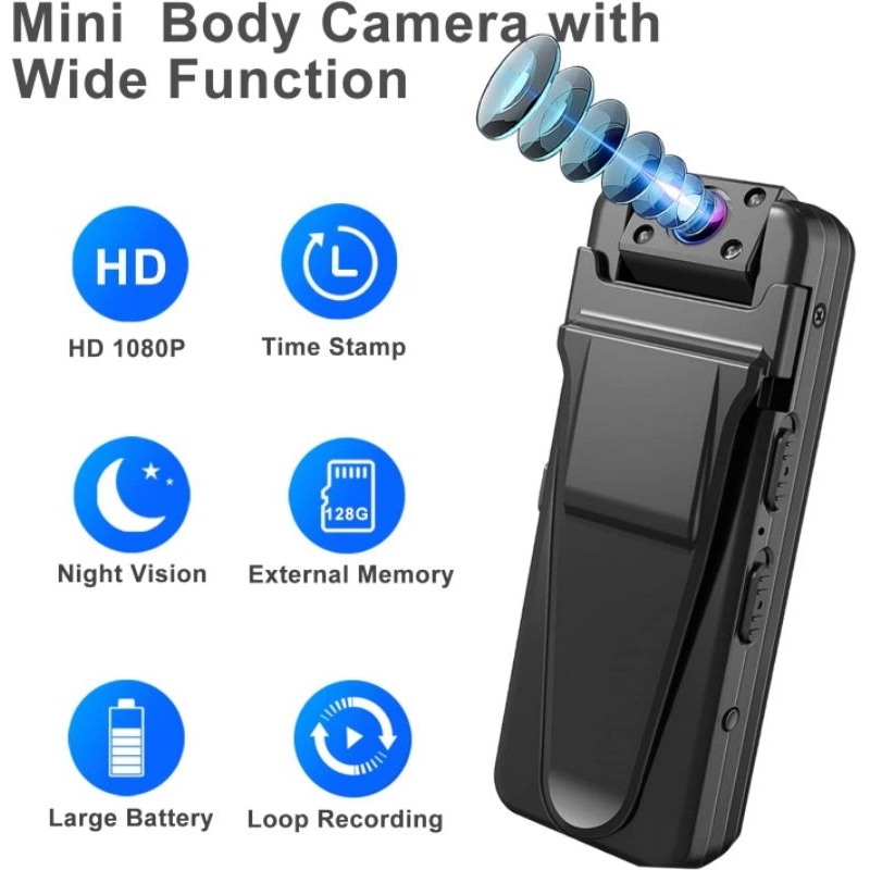 MTC88 Camera Police Action Camera FHD1080P กล้องติดเสื้อ กล้องติดหน้าอก ...
