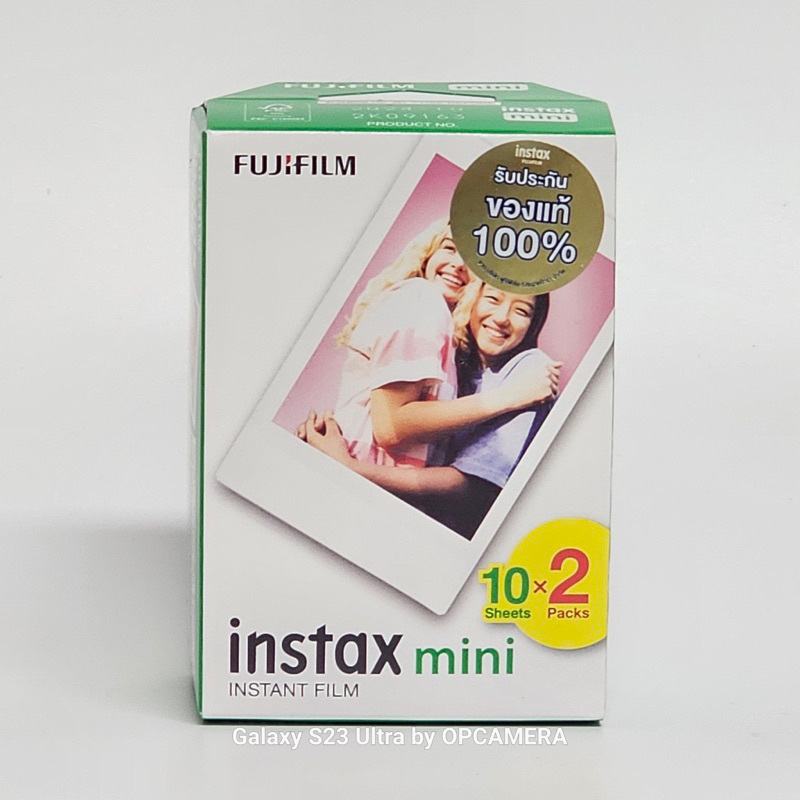 ภาพหน้าปกสินค้าฟิล์ม Fuji Instax Mini (แพ็คคู่ 20แผ่น) (Exp.08/2024)ฟิล์มโพลารอยด์ Film Polaroid 20 sheet จากร้าน opcamera บน Shopee