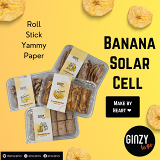 ภาพขนาดย่อของสินค้าBanana Solar Cell กล้วยน้ำว้า อบธรรมชาติ Gingy togo