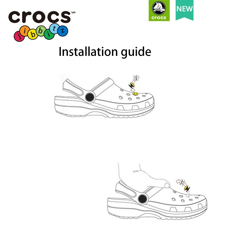 ที่ติดรองเท้า-crocs-ร้านไทย-สายรุ้งดอกเดซี่-หมีเท็ดดี้-การ์ตูน