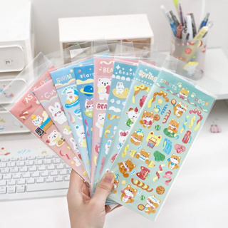 พร้อมส่ง สติ๊กเกอร์น่ารัก  สติ๊กเกอร์การ์ตูน DIY แปะเคส แปะโทรศัพท์